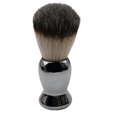 男士刮鬍起泡刷 銀色1, 1個, 1入