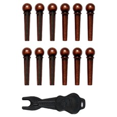 Fretto木吉他弦枕銅製12入+拆弦器隨機出貨組, 1套