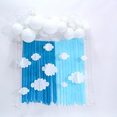 PARTYSHOW 雲朵吊飾裝飾組, 1套, 5種