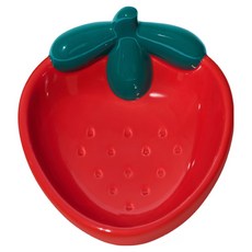 베트레스카 강아지 모몽 세라믹 식기, 딸기, 1개