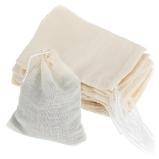 AHOYE 抽繩棉布濾渣滷包袋, 1組, 20個, 15 x 10 x 0.3cm