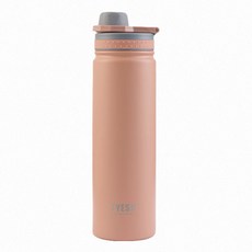 TYESO 泰碩 隱藏拉環不鏽鋼保冰保溫瓶, 沙漠玫瑰, 750ml, 1個