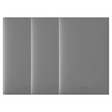 Legrand 羅格朗 Apella 鎂 Simple 無孔蓋板, 3個