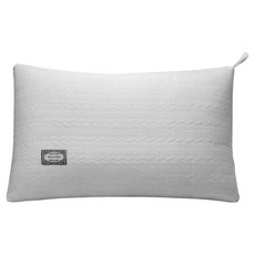 호텔 니트 코튼 목보호 코어 베개, 화이트, 1개