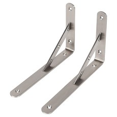 MONESPACE 堅固的不鏽鋼層板架 中 150 x 250 mm, 2個