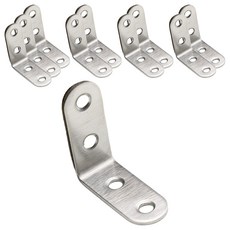 蕉蕉購物 不鏽鋼L型內角鐵 40 x 40 x 2mm 家具維修固定支撐架, 10個