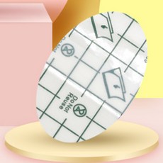 D'olive 耳朵防水貼 4.4 x 6.8 cm, 透明, 60個