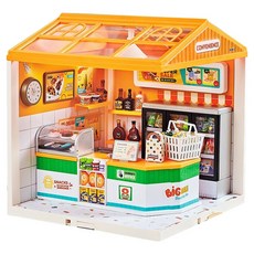 JEL DIY 迷你便利商店立體拼圖 JEL0412, 1個, 133件, 混色