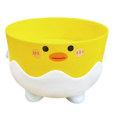 Nice u 毛樂趣 小雞寵物碗, 黃色, 1個