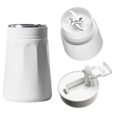 라쿠진 무선 보온보냉 스테인리스 써모블렌더 휴대용 믹서기 화이트, LCZ020WT