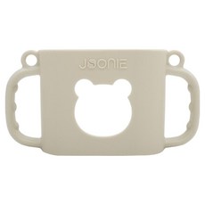 JOONIE 嬰幼兒自主學習矽膠握把杯套, 象牙白色, 1個