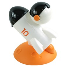 핑크풋 우주 로켓 펜홀더, 오렌지, 1개