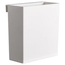 Wishit 日式家用文件整理塑膠掛式盒, 單一顏色, 1層