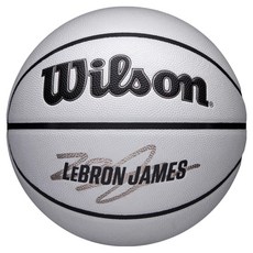 윌슨 플레이어 아이콘 UV 농구공 르브론, WZ4030501XB7, 1개
