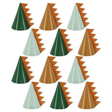 PartyDeco 恐龍派對帽 3款 x 2入組, 混色, 2套