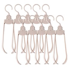 마샤투 옷손상 없는 접이식 옷걸이, 피치, 10개