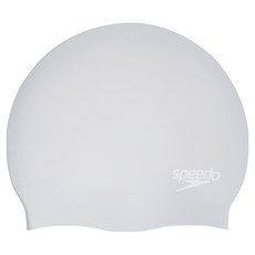 speedo 長髮泳帽 8-0616817273, 銀白色, 1個