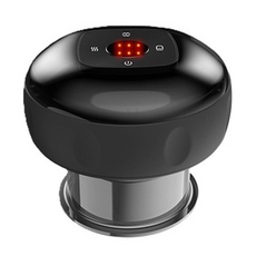 喵汪森林 智能真空拔罐器 充電款 6檔 9.4 x 7.8cm 黑色, 1個