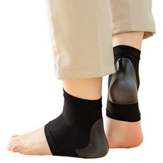 에이커하우스 뒷꿈치 보습패드 블랙, 2개입, 4개, 30g