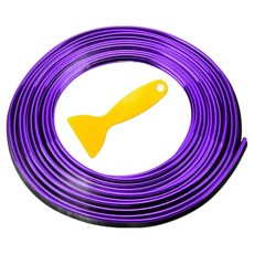 코히모 자동차 스트립 실내 틈새 몰딩 5W0348 10m, 퍼플, 라인