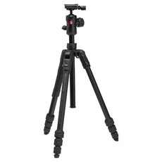Manfrotto 曼富圖 Befree Advanced AS 旋鈕式鋁合金4節三腳架套組, 1個, MKBFRTA4FB-BH