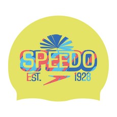 speedo Slogan泳帽 8-0838517618, 彩色 黃色, 1個