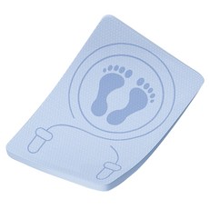 靜音跳繩墊超慢跑墊 附綁繩, 1個, 天空藍