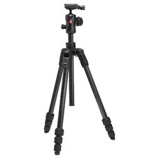 Manfrotto 曼富圖 Befree Advanced AS 旋鈕式碳纖維4節三腳架套組, 1個, MKBFRTC4FB-BH