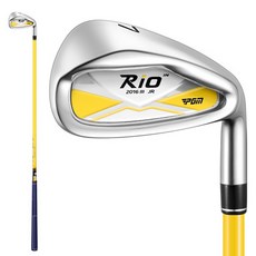 PGM Golf 兒童高爾夫沙坑挖起桿 第3版 身高115cm~135cm 黃色, L, 54度