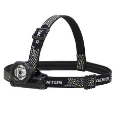 GENTOS GTR專業輕量頭燈 80流明 IPX4 GTR-831D, 黑色, 1個