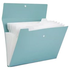 海兔收納風琴夾 8格 A4 325 x 245 cm, 1個, 薄荷綠