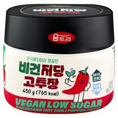 WOOMTREE 純素低糖韓式辣醬, 450g, 1個