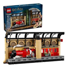 LEGO 樂高哈利波特霍格華茲特快車書擋擺飾76450 832片積木組 打造獨特書架風景, 1組, 棕色 + 紅色