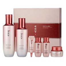 YEHWADAM 蘂花譚 天蔘松茸水乳禮盒組 化妝水 155 + 32ml + 乳液 140 + 32ml + 乳霜 10ml + 精華液 8ml, 1組