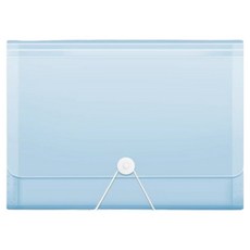 海兔 便利手風琴文件夾 13格 A4 330 x 225 mm, 1個, 天空藍