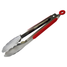 cook power 鍋寶 不鏽鋼食物夾 RG-020, 紅色, 1支