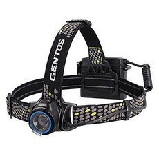 GENTOS 長時間照明頭燈 300流明 IP64 LR-H333D, 黑色, 1個