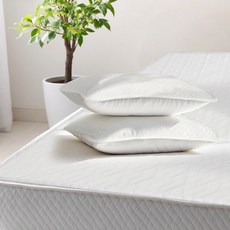 Haedeunmaru Smart Cool Duraron 涼感墊 King 1個 + 枕頭套 2個, 白色, 涼感墊+涼感枕頭套組