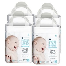 NATURE LOVE MERE 魔法輕薄合身黏貼型尿布, 第5階段, 72片