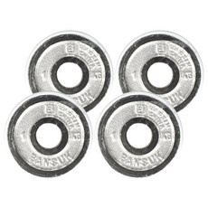 반석스포츠 크롬 도금 바벨, 1kg, 4개, 실버