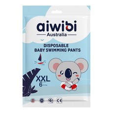 aiwibi 愛薇彼 一次性褲型尿布 游泳用 男女通用, XXL, 1件