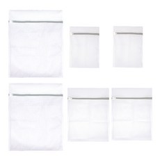 Axis 艾克思 蜂窩密網型加厚洗衣袋6件組, 1組, 白色