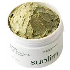 suolim 單寧積雪草舒緩磨砂面膜潔面乳, 1個, 100g