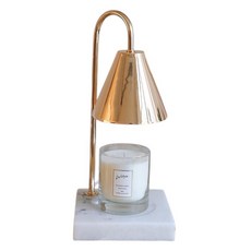 貴族大理石無火香氛融蠟燈, 金鉑色大理石