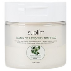 수올림 탄닌 시카 투웨이 토너패드, 1개, 50매입