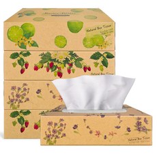 Hanyeji 美容擦臉用盒裝衛生紙, 180張, 5個