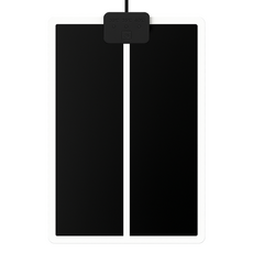 sparkzoo 薄膜加熱器 SFH-48, 1個, 黑色