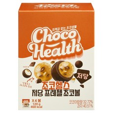 초코헬스 저당 알룰로스 프레첼 초코볼, 30g, 4개