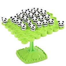 Modutem 平衡樹桌遊玩具 熊貓, 黑色, 1個