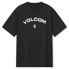 볼컴 남성용 에센셜 래시가드 티셔츠 VA252RG101, BK